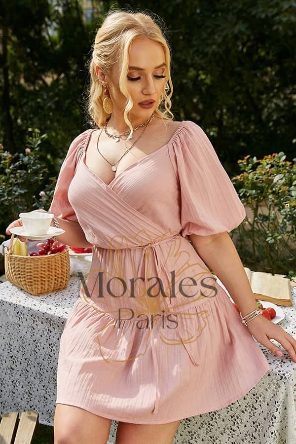 Robe Courte Tropicale Femme – Imprimé Palmier, Bretelles Fines | Style Bohème Chic Pour Plage, Vacances, été