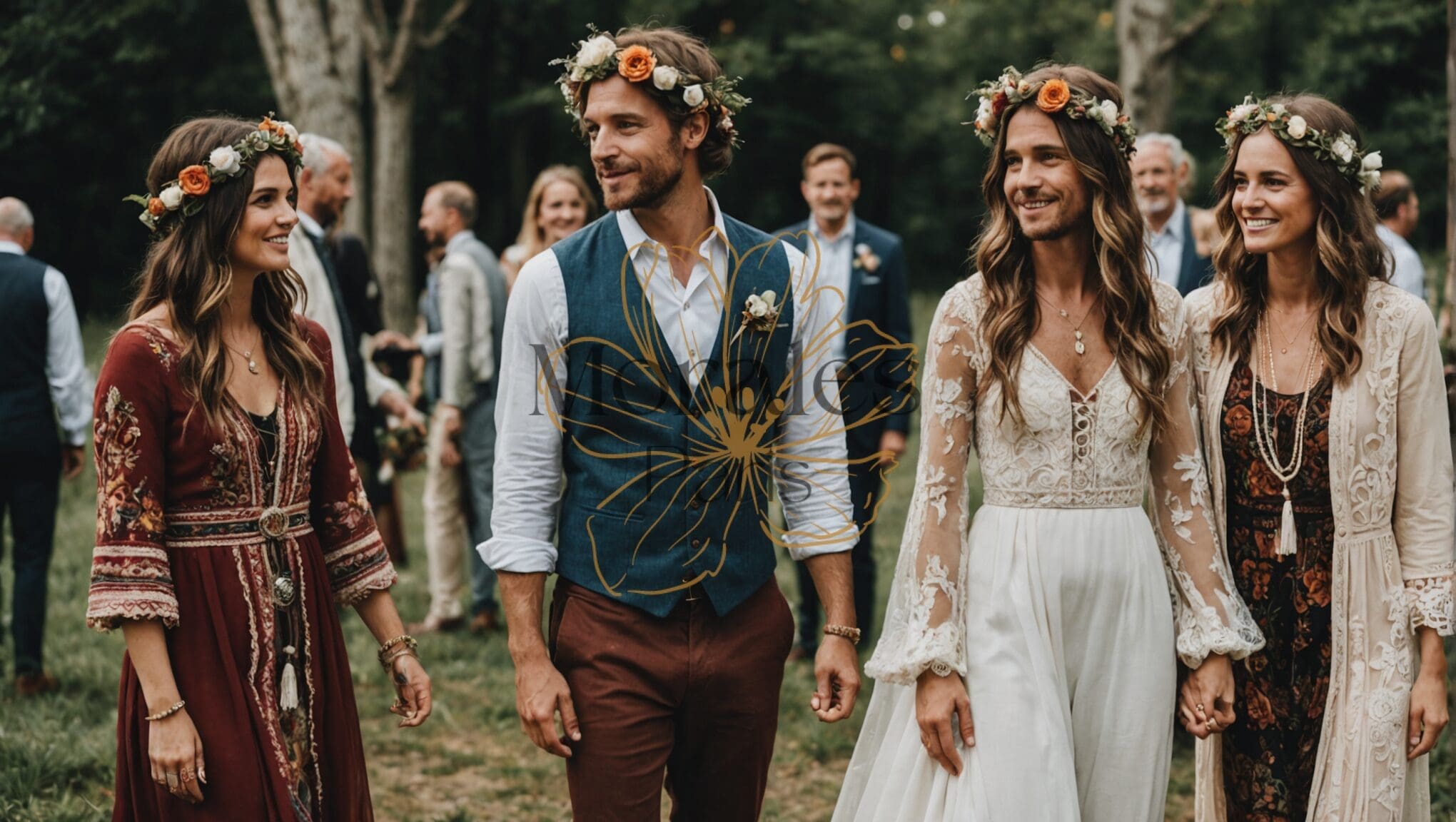 découvrez comment choisir la tenue parfaite pour un mariage bohème en tant qu'invitée, avec nos conseils de style et nos idées de looks pour briller le jour j.